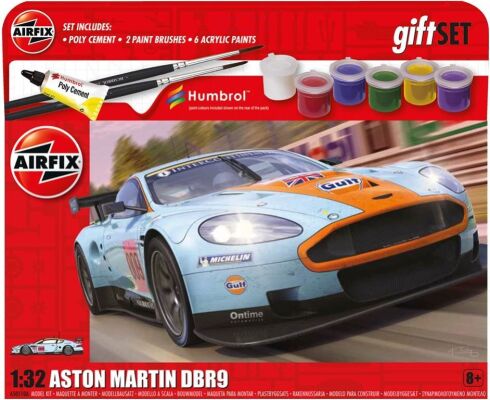Збірна модель 1/32 автомобіль Aston Martin DBR9 Hanging Gift Set стартовий набір Airfix A50110A детальное изображение Автомобили 1/32 Автомобили