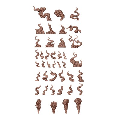 Набір 1/35 Папороть - Елементи основи (3D-друк / 27 шт.) AK-Interactive AKBIT0007 детальное изображение Наборы деталировки Диорамы