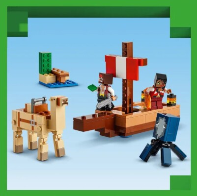 Конструктор LEGO Minecraft Подорож на піратському кораблі 21259 детальное изображение LEGO Minecraft Lego