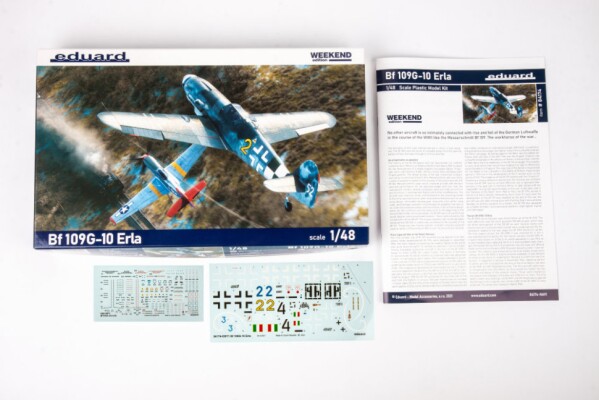 Scale model 1/48 Airplane Bf 109G-10 ERLA Eduard 84174 детальное изображение Самолеты 1/48 Самолеты