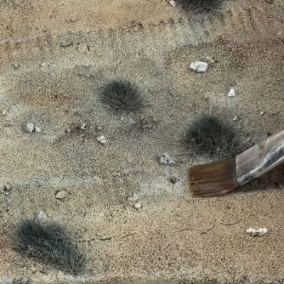 Terrains Dry Ground 250ml / Паста для создания сухой почвы или засушливой естественной поверхности детальное изображение Материалы для создания Диорамы