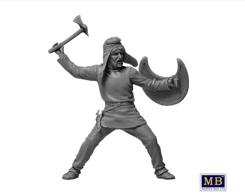 Scale model 1/32 Figure Persian lightly armed warrior (Takabara) (series &quot;Greco-Persian Wars&quot;. Set No. 8) MasterBox 32021 детальное изображение Фигуры 1/32 Фигуры