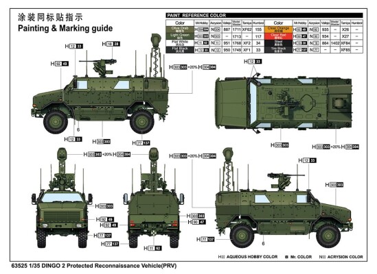 Сборная модель 1/35 Бронетранспортёр Динго 2 IloveKit 63525 детальное изображение Автомобили 1/35 Автомобили