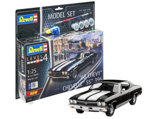 Model Set 1968 Chevy Chevelle детальное изображение Автомобили 1/25 Автомобили