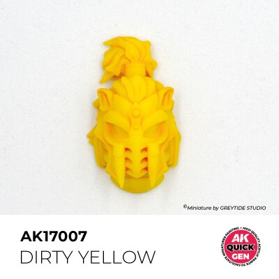 Акрилова фарба DIRTY YELLOW / Брудно-жовтий QUICK GEN COLOR AK-Interactive AK 17007 детальное изображение QUICK GEN COLOR Краски