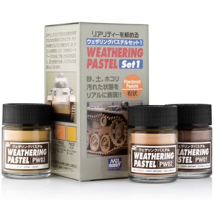 Weathering Pastel Set 1 / Паста для везеринга (Иммитация пыли и грязи) Набор №1 детальное изображение Weathering Weathering