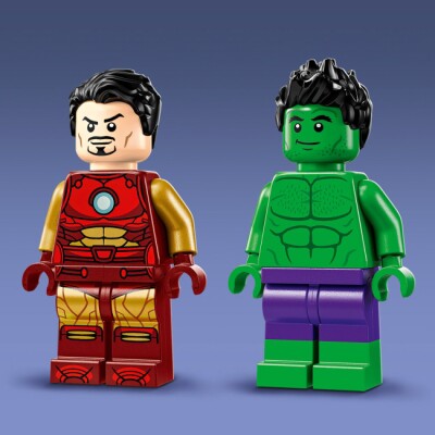 Constructor LEGO Super Heroes Marvel Iron Man on a motorcycle and Hulk 76287 детальное изображение Marvel Lego