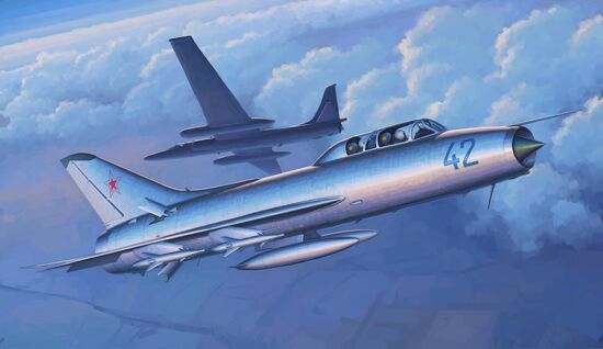Збірна модель 1/48 Радянський навчально-тренувальний Су-9У Trumpeter 02897 детальное изображение Самолеты 1/48 Самолеты