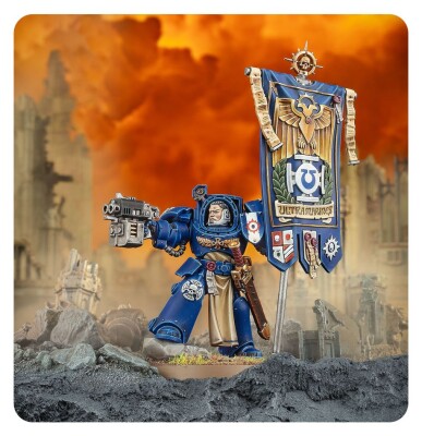 Ігровий набір Warhammer 40000 - SPACE MARINES: ANCIENT IN TERMINATOR ARMOUR детальное изображение Ультрамарины Космические Десантники
