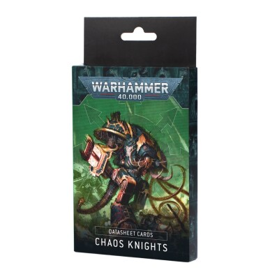 Ігрові карти WARHAMMER 40000 DATASHEET CARDS: CHAOS KNIGHTS (ENG) детальное изображение Космический Десант Хаоса Армии Хаоса