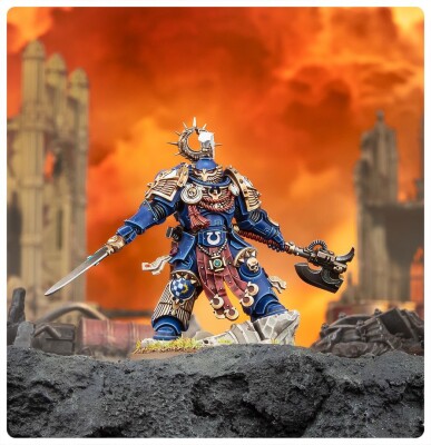 Игровой набор Warhammer 40000 - SPACE MARINES: KAIUS KONORIUS детальное изображение Ультрамарины Космические Десантники