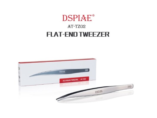 Пінцет із плоским кінцем DSPIAE AT-TZ02 детальное изображение Пинцеты Инструменты