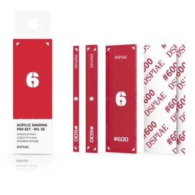 Acrylic Sanding Sticks Set #600 (3 pcs.) DSPIAE PT-SP06 детальное изображение Наждачная бумага Инструменты