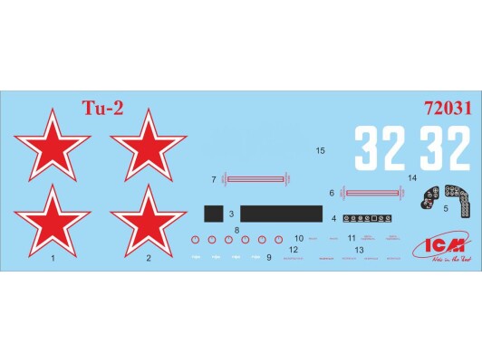 Збірна модель 1/72 Літак Ту-2С ICM 72031 детальное изображение Самолеты 1/72 Самолеты