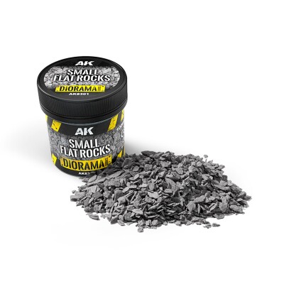 Small Flat Rocks / Невелике плоске каміння AK-Interactive AK8301 детальное изображение Материалы для создания Диорамы