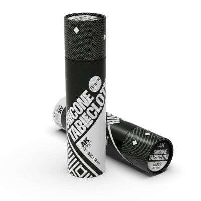 Черный силиконовый коврик AK-Interactive AK9561 детальное изображение Аксессуары Диорамы