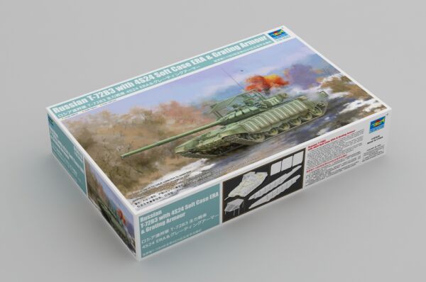 Russian T-72B3 with 4S24 Soft Case ERA &amp; Grating Armour детальное изображение Бронетехника 1/35 Бронетехника