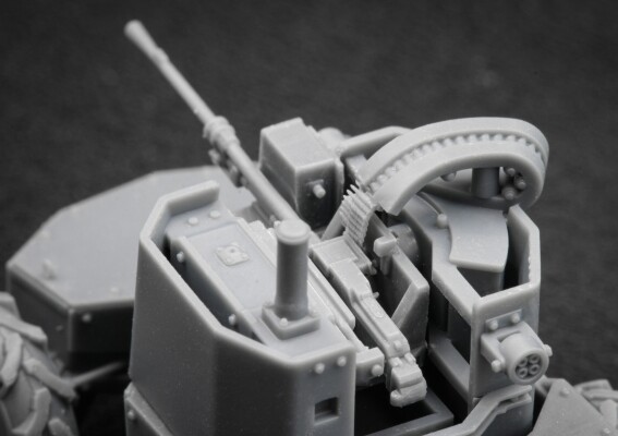 Збірна модель 1/35 Наземний дрон &quot;Лють&quot; з кулеметом ПКТ ScaleX VG 35002 детальное изображение Наземные дроны Военная техника