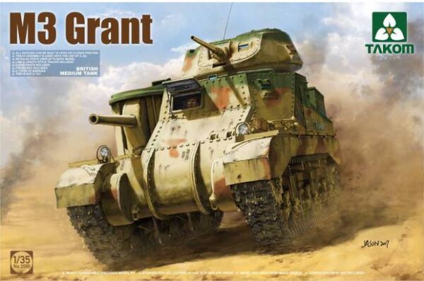 British M3 Medium tank &quot;General Grant&quot; детальное изображение Бронетехника 1/35 Бронетехника