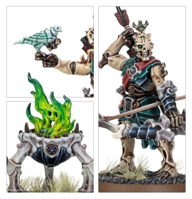 Ігровий набір Warhammer AGE OF SIGMAR - OSSIARCH BONEREAPERS - MORTEK TRIAXES детальное изображение Мёртвые Костетрясы Смерть