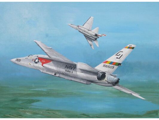 Збірна модель літака для розвідки RA-5C Vigilante детальное изображение Самолеты 1/72 Самолеты