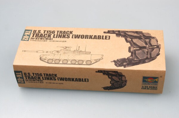 Track set 1/35 for K1/M1/M1A1 USA T156 Trumpeter 02032 детальное изображение Траки Афтермаркет