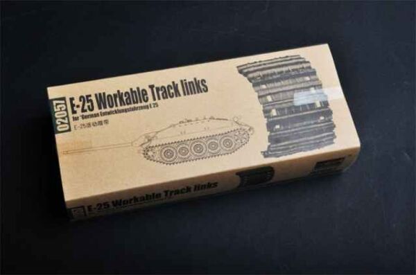 Scale model 1/35 E-25 Workable Track links Trumpeter 02057 детальное изображение Траки Афтермаркет