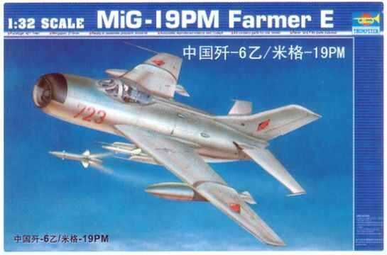 Scale model 1/32 Mig-19pm farmer e/CHN f-6b Trumpeter 02209 детальное изображение Самолеты 1/32 Самолеты