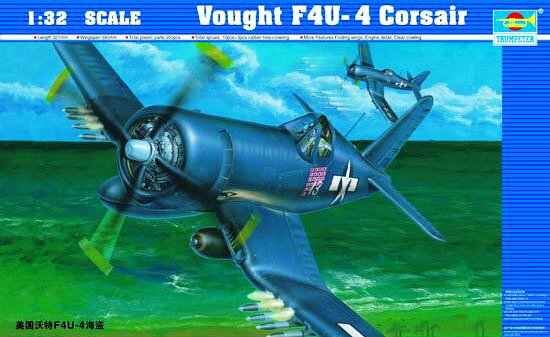 Збірна модель літака Vought F4U-4 Corsair детальное изображение Самолеты 1/32 Самолеты