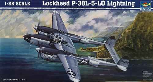 Збірна модель літака Lockheed P-38L-5-LO lightning детальное изображение Самолеты 1/32 Самолеты