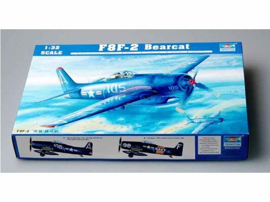Сборная модель самолета F8F-2 Bearcat детальное изображение Самолеты 1/32 Самолеты