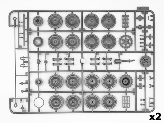 Збірна модель 1/35 танк Бергепантера з вежею Pz.Kpfw.IV ICM 35360 детальное изображение Бронетехника 1/35 Бронетехника