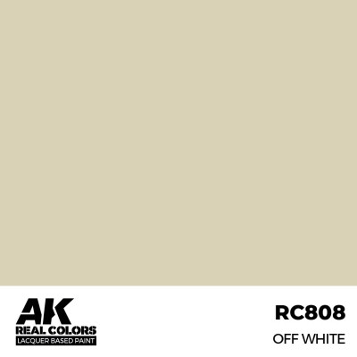 Акриловая краска на спиртовой основе Off White АК-интерактив RC808 детальное изображение Real Colors Краски