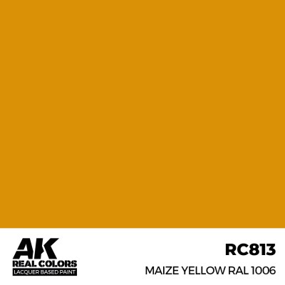 Акрилова фарба на спиртовій основі Maize Yellow / Кукурудзяний жовтий RAL 1006 AK-interactive RC813 детальное изображение Real Colors Краски