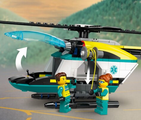 Constructor LEGO City Emergency Rescue Helicopter 60405 детальное изображение City Lego