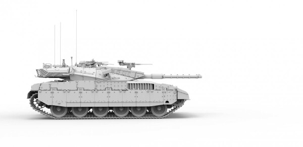 Збірна модель 1/35 Ізраїльський танк Merkava Mk.2D з інтер'єром та робочими гусеницями Border Model BT-037 детальное изображение Бронетехника 1/35 Бронетехника