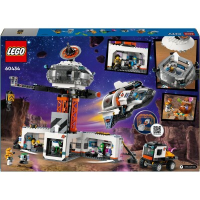 Конструктор LEGO City Космическая база и стартовая площадка для ракеты 60434 детальное изображение City Lego