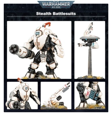 TAU EMPIRE: XV25 STEALTH BATTLESUITS детальное изображение Империя Тау Армии Ксеносов