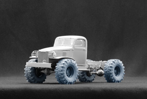 Набор колес (с деформацией) Rat Rod для G506 Cargo Truck от ICM, Miniart ScaleX WW-35032W детальное изображение Колёса Афтермаркет