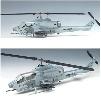 Збірна модель 1/35 вертоліт USMC AH-1W &quot;NTS UPDATE&quot; Academy 12116 детальное изображение Вертолеты 1/35 Вертолеты