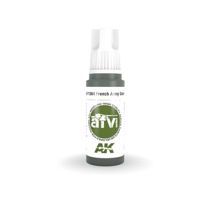 Acrylic paint FRENCH ARMY GREEN – AFV AK-interactive AK11364 детальное изображение AFV Series AK 3rd Generation