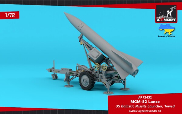 Сборная модель 1/72 Американская тактическая баллистическая ракета класса «земля-земля» MGM-52 детальное изображение Зенитно ракетный комплекс Военная техника