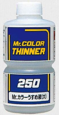 Mr. Color Solvent-Based Paint Thinner, 250 ml / Thinner for nitro paints детальное изображение Растворители Модельная химия