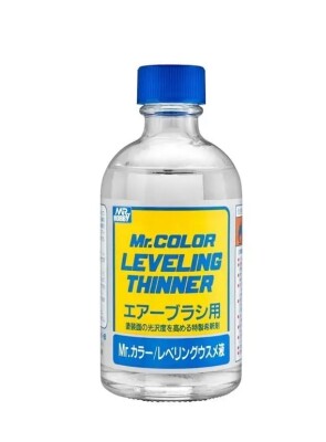 Розчинник для нітро фарб Mr.Color Leveling Thinner, 110 мл з уповільнювачем висихання Gunze Sangyo T106 детальное изображение Растворители Модельная химия