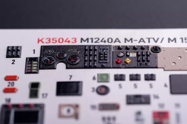 M1240A M-ATV 3D декаль інтер'єр для комплекту RFM 1/35 KELIK K35043 детальное изображение 3D Декали Афтермаркет