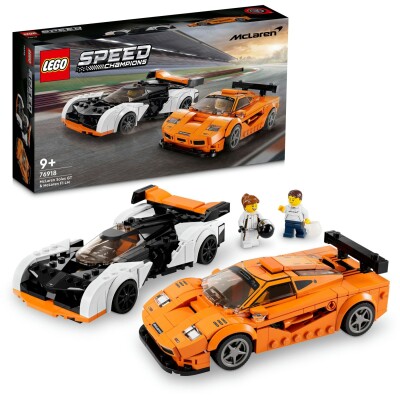 LEGO Speed Champions Aston McLaren Solus GT та McLaren F1 LM 76918 детальное изображение Speed Champions Lego