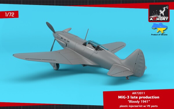Сборная модель 1/72 Истребитель МиГ-3 поздний – «Кровавый 1941» Armory Models Group 72011 детальное изображение Самолеты 1/72 Самолеты