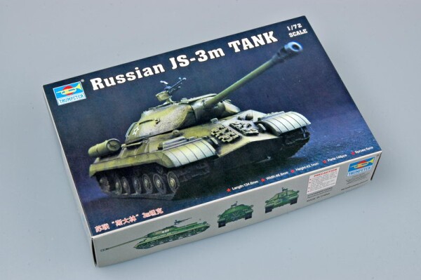 Сборная модель 1/72 Советский танк ИС-3М Трумпетер 07228 детальное изображение Бронетехника 1/72 Бронетехника