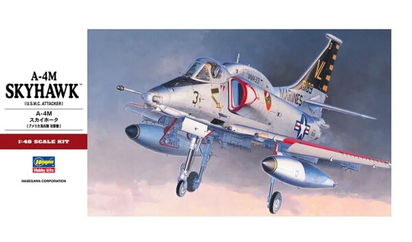 Збірна модель 1/48 Літак A-4M Skyhawk U.S.M.C. Attacker Хасегава PT33 07233 детальное изображение Самолеты 1/48 Самолеты