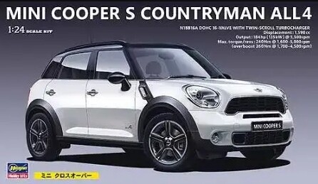 Сборная модель 1/24 Автомобиль Мини Купер S Countryman All4 Hasegawa CD21 24121 детальное изображение Автомобили 1/24 Автомобили